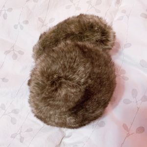 Faux fur ear muffs